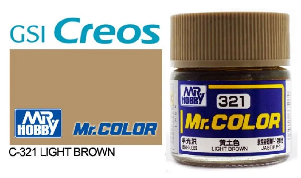 Mr. Color C321 Semi-Gloss Light Brown 10ml