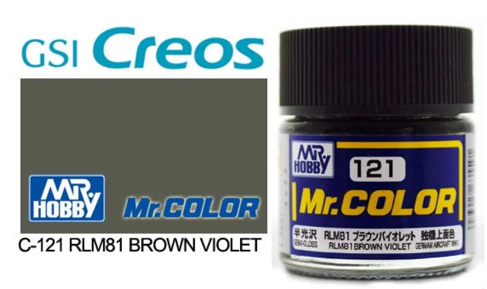 Mr. Color C121 Semi-Gloss RLM81 Brown Violet 10ml