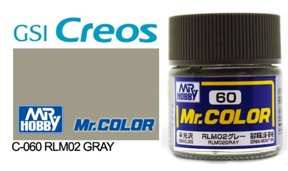 Mr. Color C60 Semi-Gloss RLM02 Gray 10ml