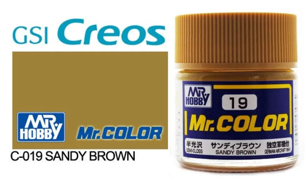Mr. Color C19 Semi-Gloss Sandy Brown 10ml
