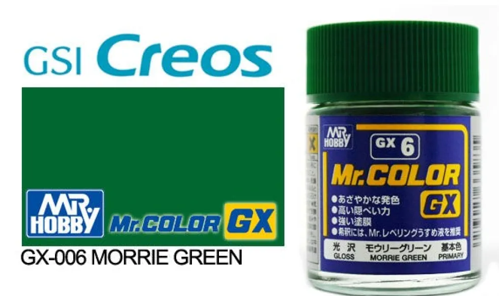 Mr. Color GX GX6 Gloss Morrie Green 18ml