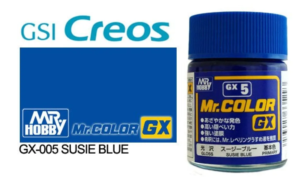 Mr. Color GX GX5 Gloss Susie Blue 18ml
