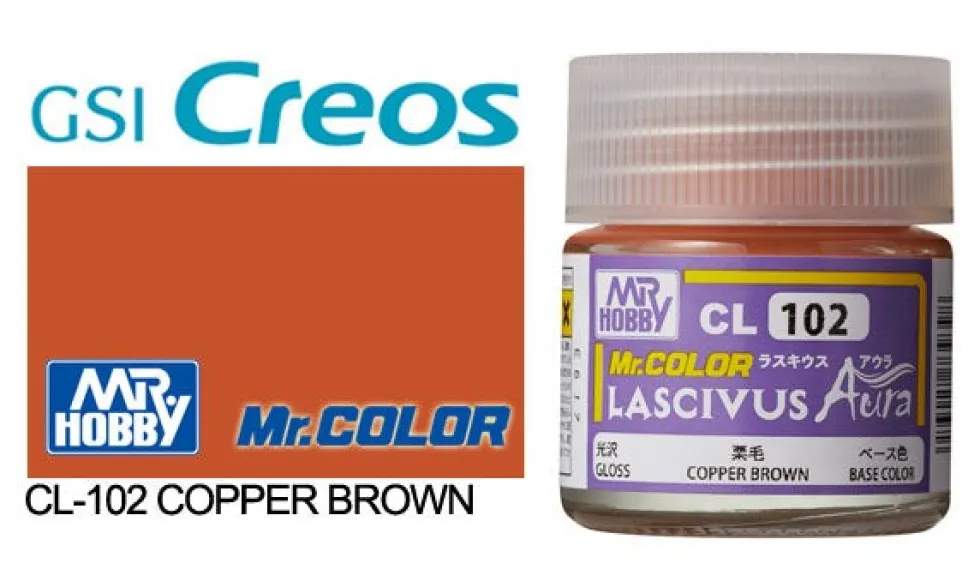 Mr. Color Lascivus CL102 Gloss Copper Brown 10ml
