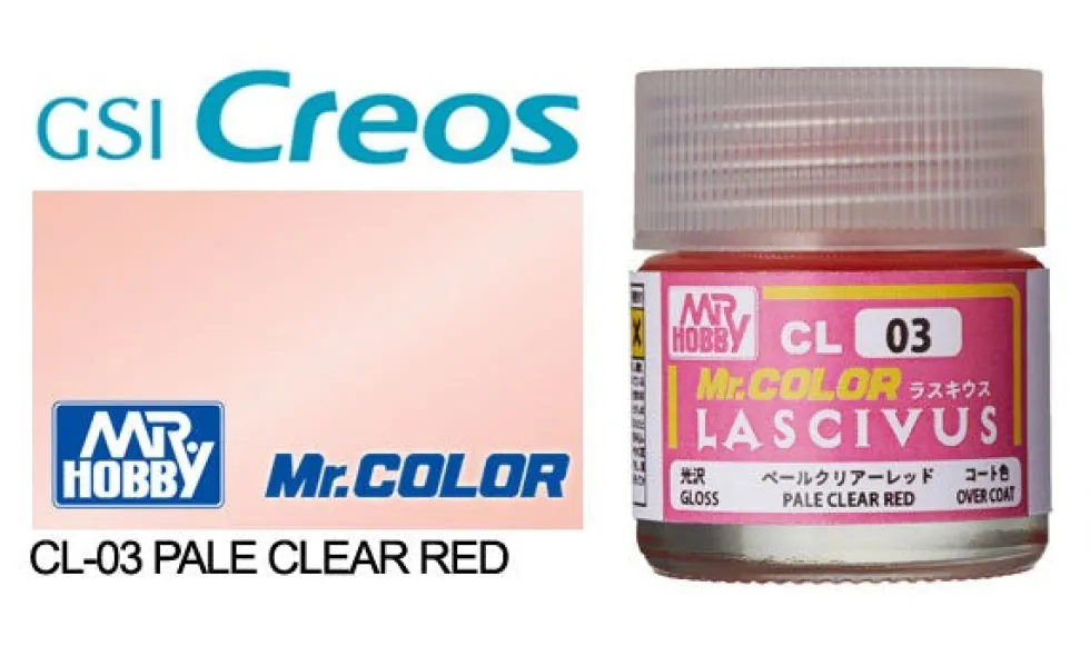 Mr. Color Lascivus CL03 Gloss Pale Clear Red 10ml