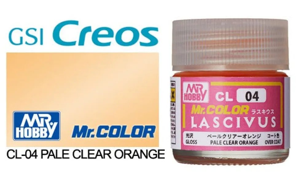 Mr. Color Lascivus CL04 Gloss Pale Clear Orange 10ml