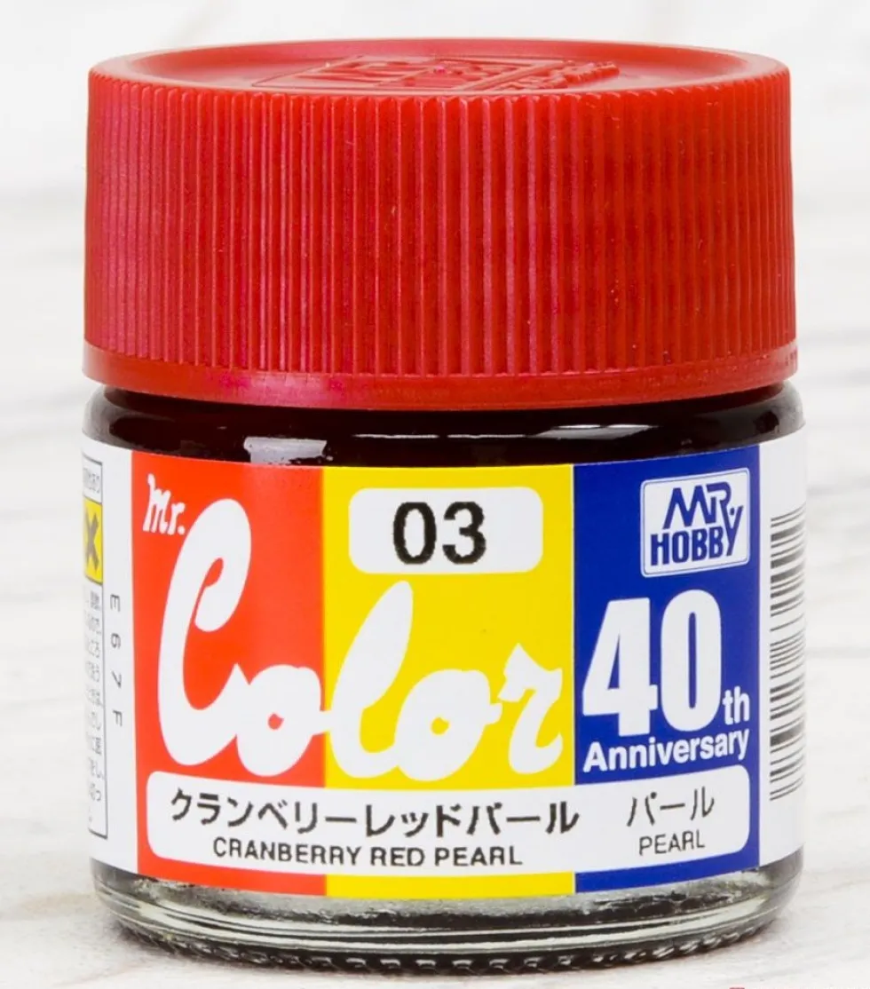 Mr. Color 40th Anniversary AVC03 Cranberry Red Pearl 10ml