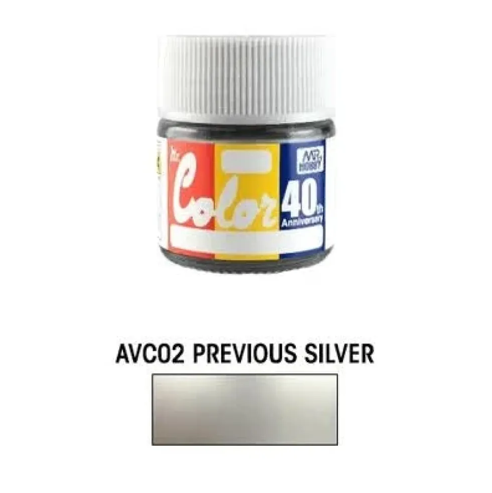 Mr. Color 40th Anniversary AVC02 Previous Silver 10ml