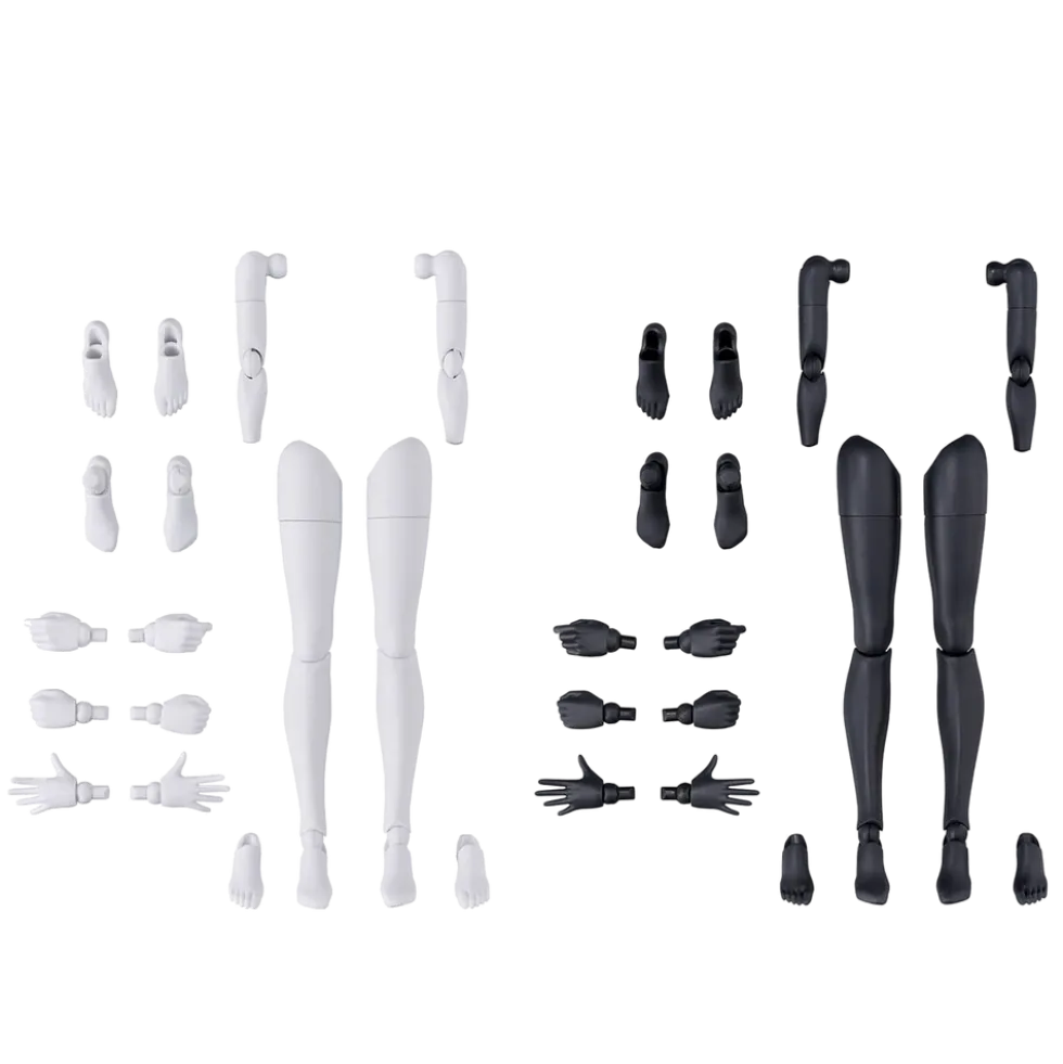 30MS OB-12 Option Body Parts - Arm & Leg Parts (White/Black)