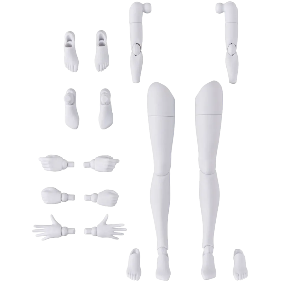 30MS OB-12 Option Body Parts - Arm & Leg Parts (White/Black)