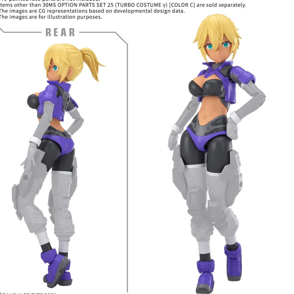 30MS Option Parts Set 25 Turbo Costume Gamma (Color C)