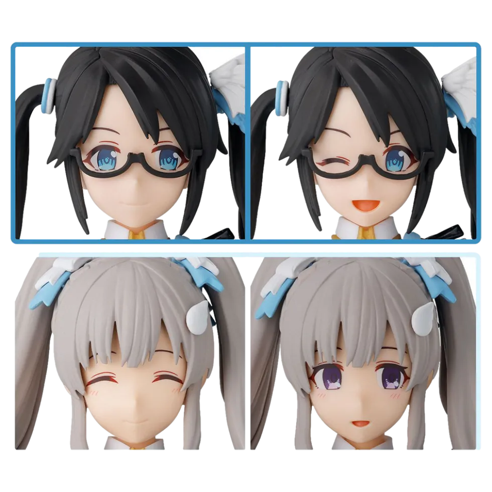 30MS x THE iDOLM@STER - Option Hairstyle & Face Parts Set (Yuika Mitsumine x Kiriko Yukoku)