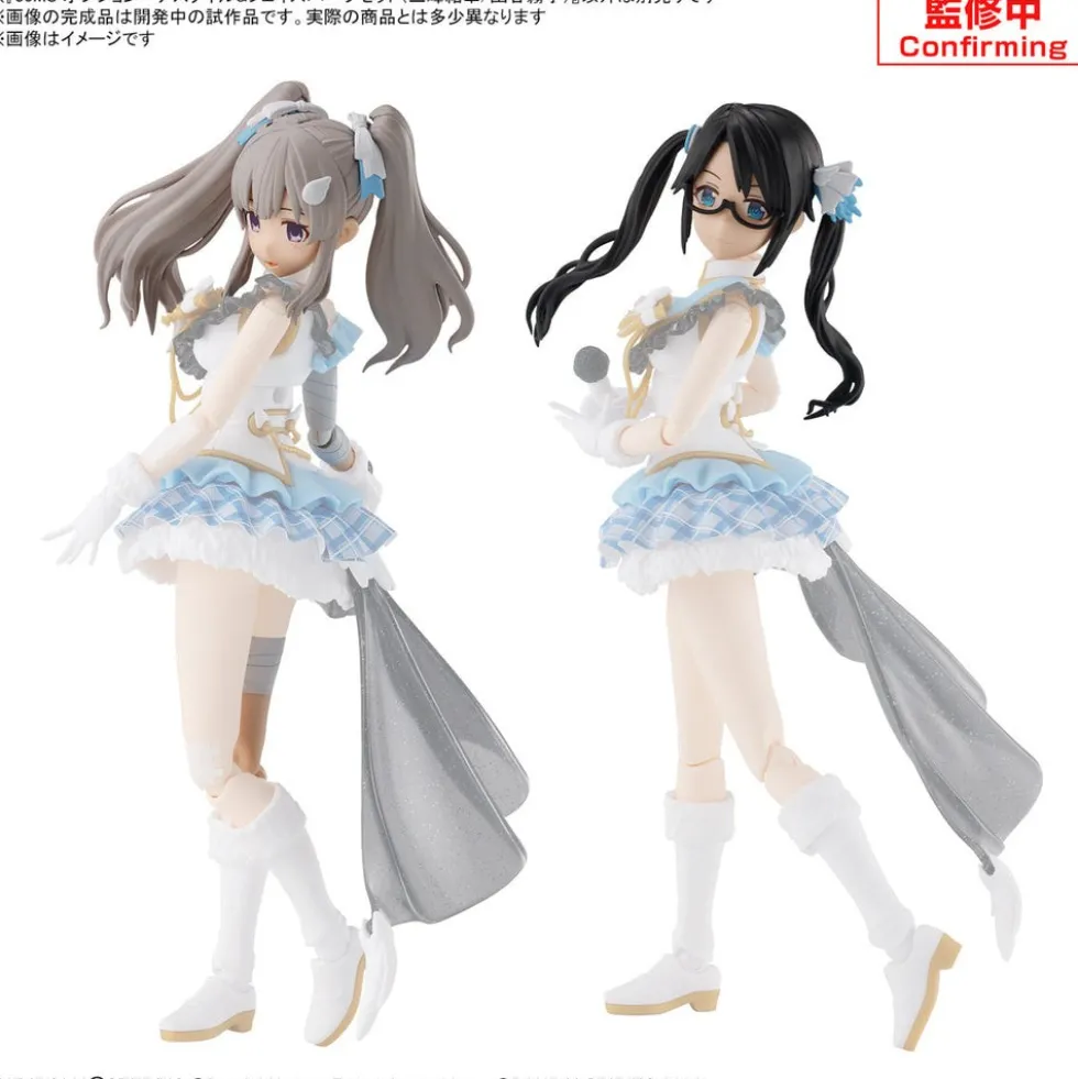 30MS x THE iDOLM@STER - Option Hairstyle & Face Parts Set (Yuika Mitsumine x Kiriko Yukoku)