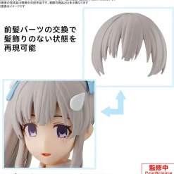 30MS x THE iDOLM@STER - Option Hairstyle & Face Parts Set (Yuika Mitsumine x Kiriko Yukoku)