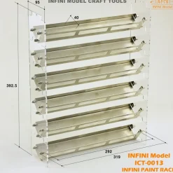 Paint Rack (Wide) - 4 Stacks