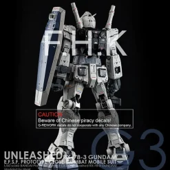 PG Unleashed RX-78-2 G3 Version Decals