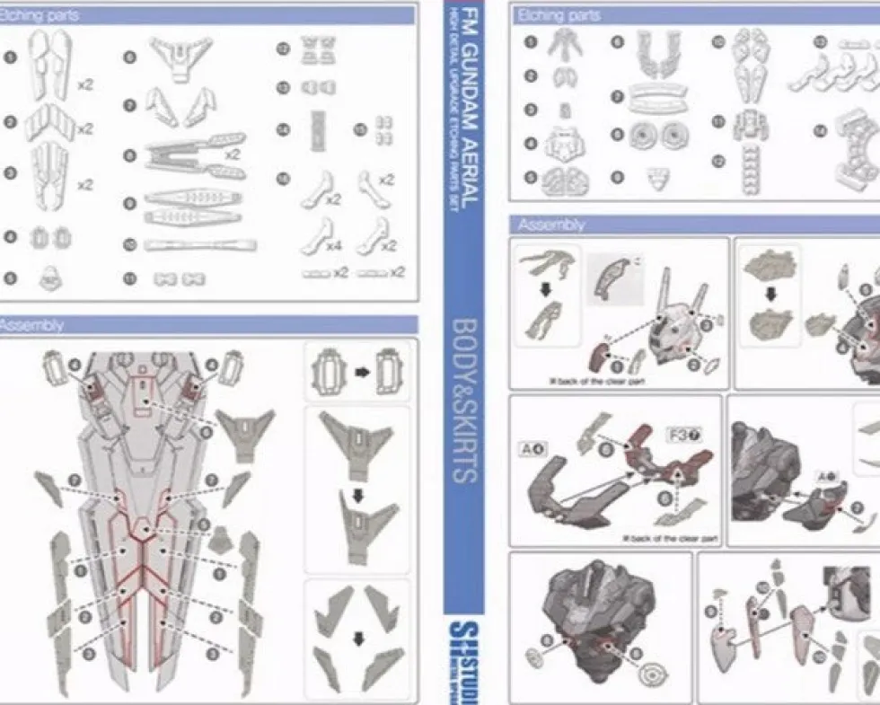 Photo Etch FM Gundam Aerial
