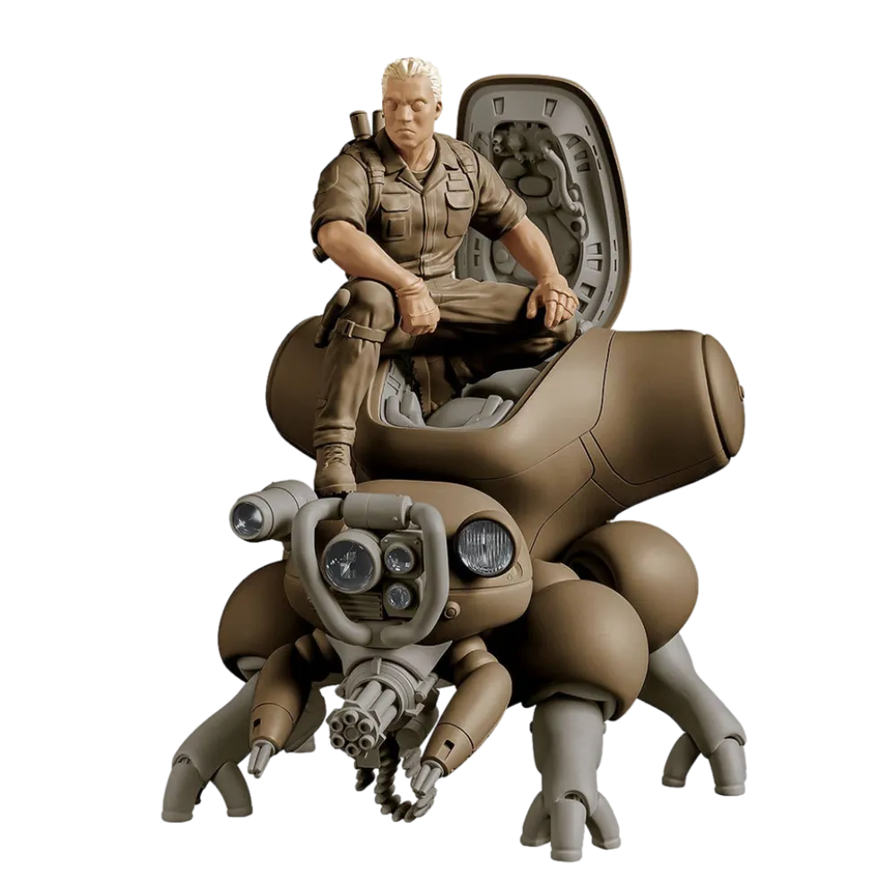 PLAMAX MF-95 Minimum Factory Batou with Fuchikoma (Manga Ver.)