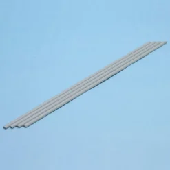 Plastic Half Round Bar (Gray) - 1mm x 8