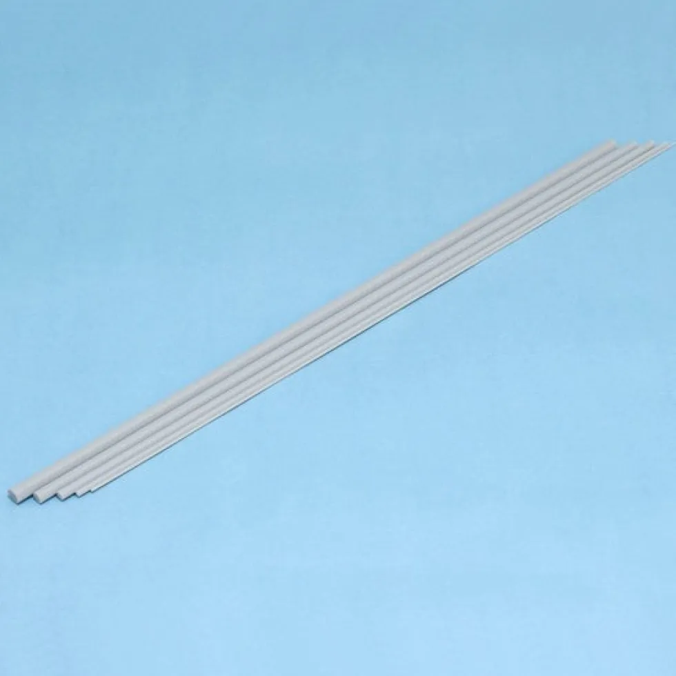 Plastic Hexagon Stick (Gray) - 1mm x 8