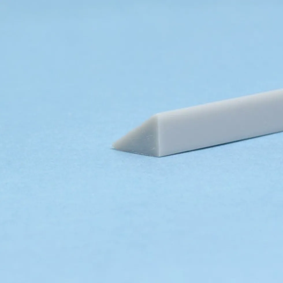 Plastic Triangular Stick 2 (Gray) - 1mm x 8