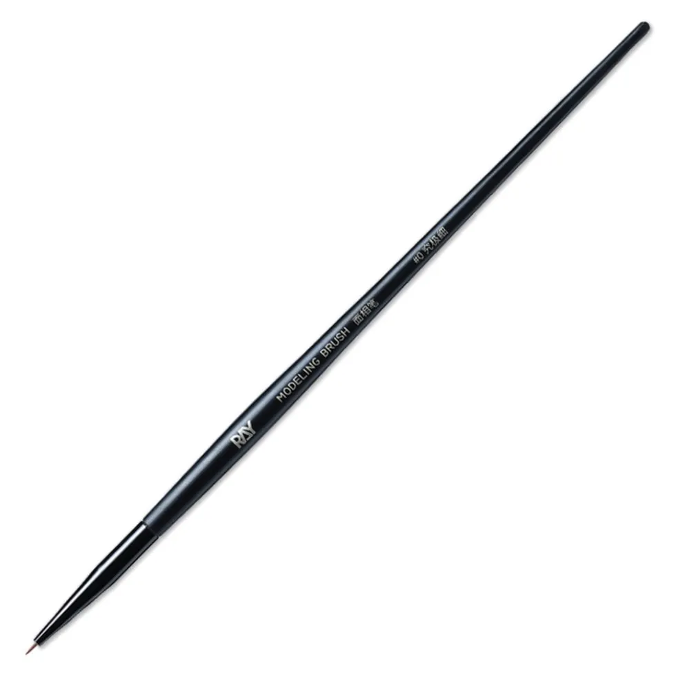 Pointed/Flat Modeling Brush Set w/ Washer