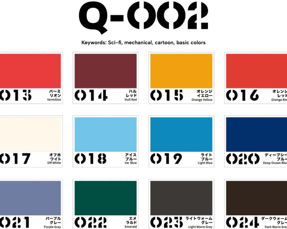 QUICK IDEA Model Acrylic Color Set - Q-001