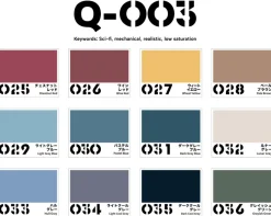 QUICK IDEA Model Acrylic Color Set - Q-001