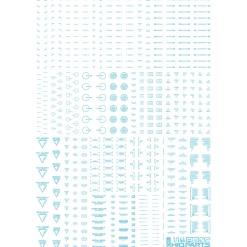 1/144 RB02 Caution Decal - Gray & Orange