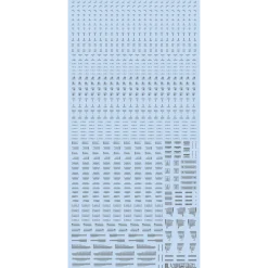 1/100 RB01 Caution Decal - Gray & Orange