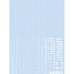 1/144 RB01 Caution Decal - White & Orange