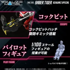 1/100 Realize Model Zoids RMZ-006 Saber Tiger (Schwarz Special)