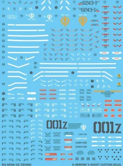 RG Zeong Decals
