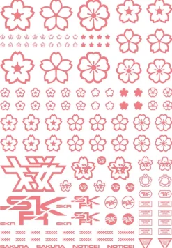 Sakura Decal Pink