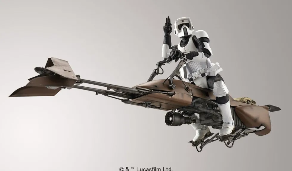 1/12 Scout Trooper x Speeder Bike