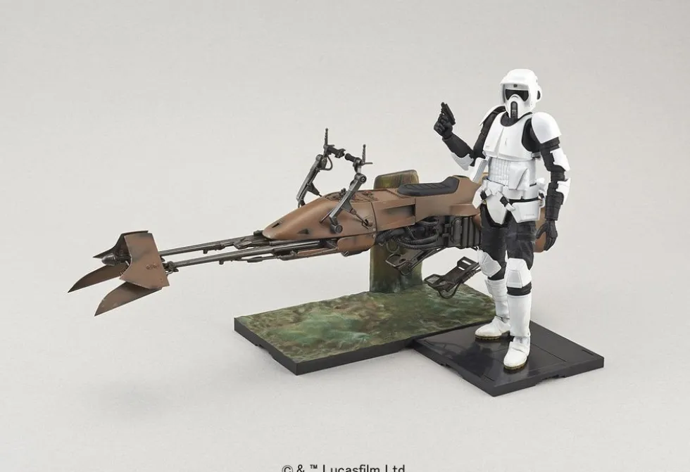 1/12 Scout Trooper x Speeder Bike