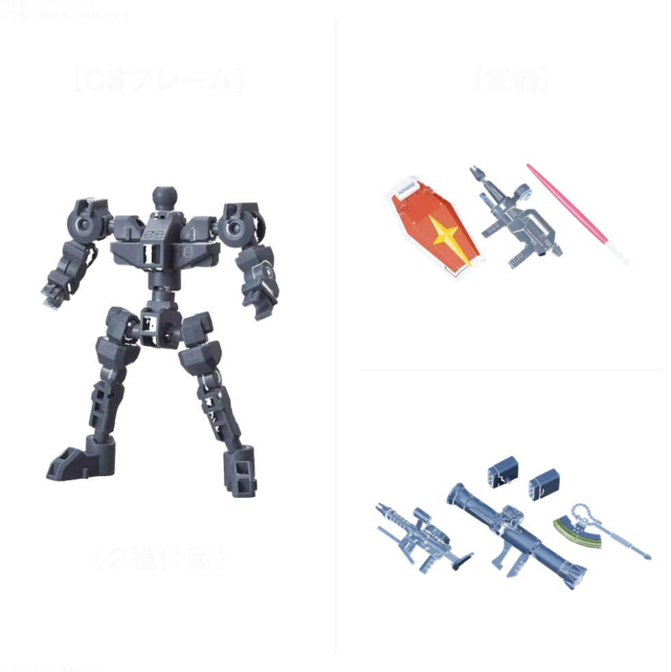 SDCS RX-78-2 Gundam & MS-06S Zaku II