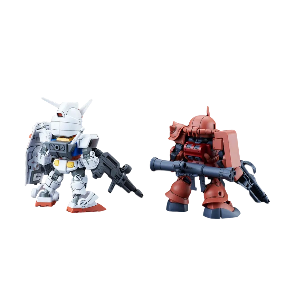 SDCS RX-78-2 Gundam & MS-06S Zaku II