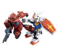 SDCS RX-78-2 Gundam & MS-06S Zaku II