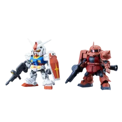 SDCS RX-78-2 Gundam & MS-06S Zaku II
