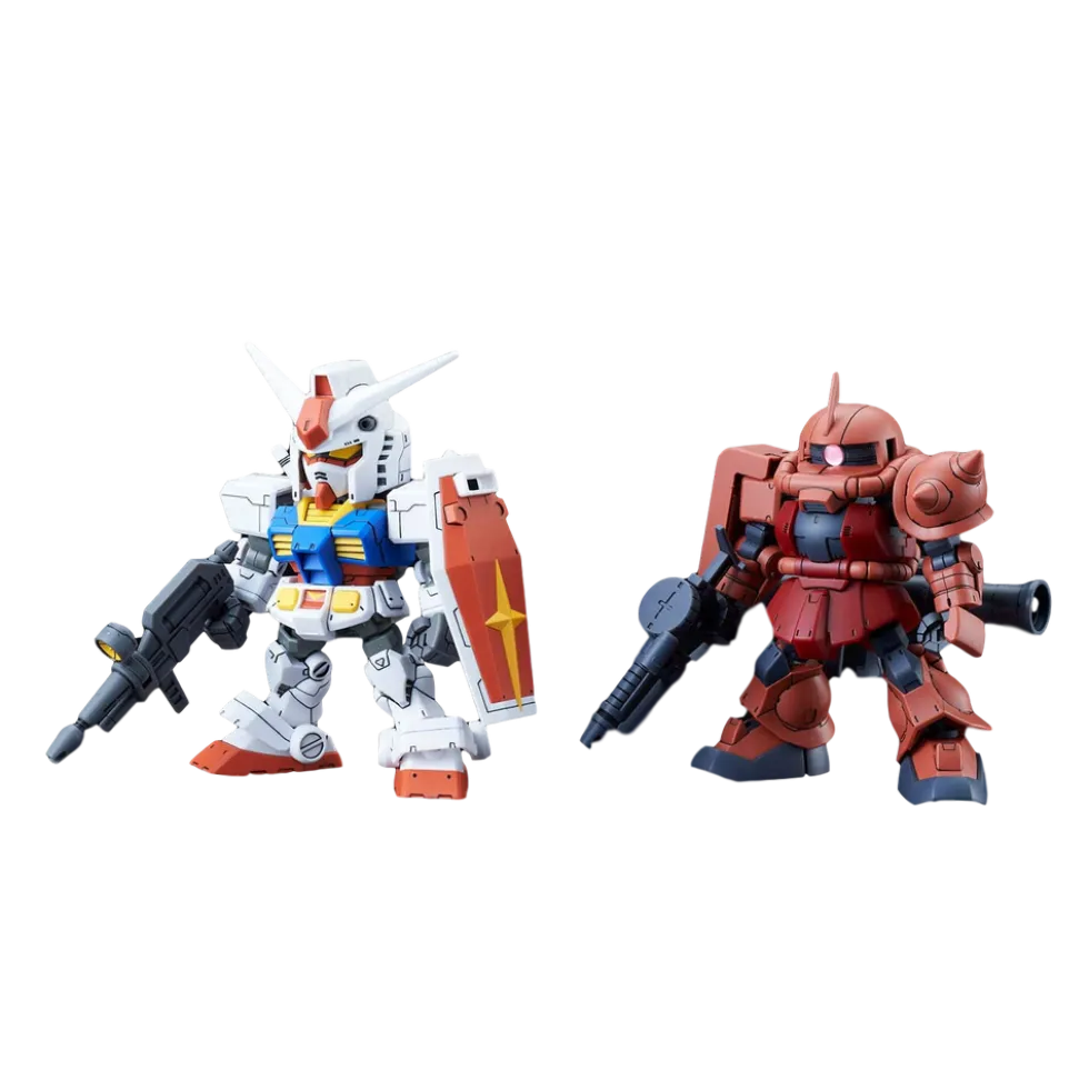 SDCS RX-78-2 Gundam & MS-06S Zaku II