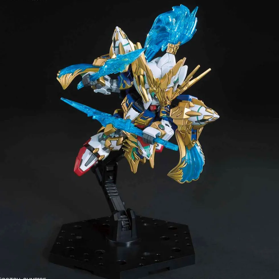 SD Sangoku Soketsuden 07 Zhao Yun 00 Gundam & Blue Dragon Drive