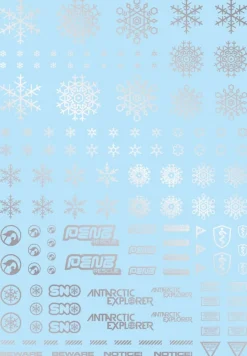 Snow Decal Silver