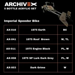 Speeder Bike Paint Set (5 Bottles)