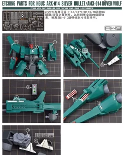 S11 Photo Etch HGUC Silver Bullet / Doven Wolf