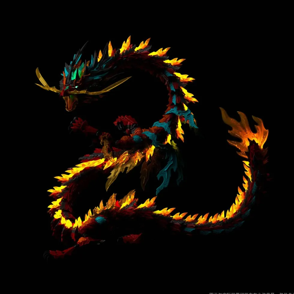 The True Dragon Series ZL-0001 Red Dragon King