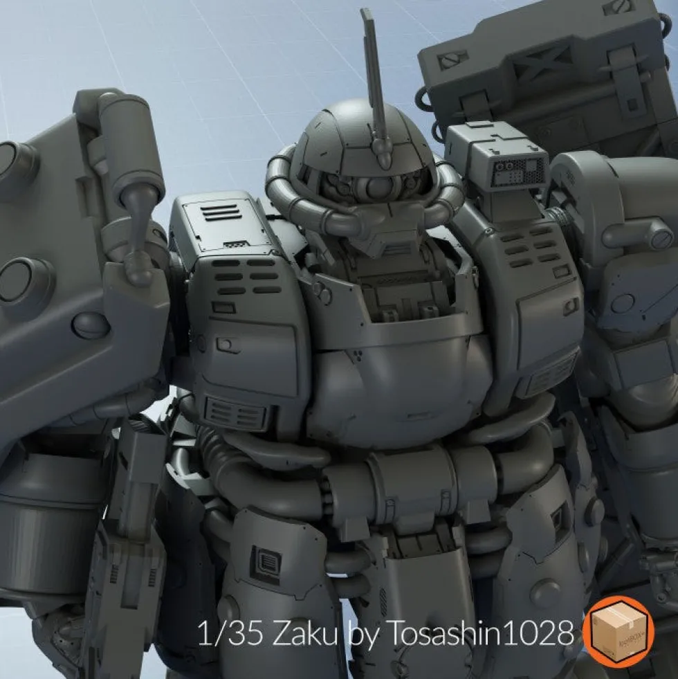 + 1/35 Titan 06 Zaku by Tosashin1028