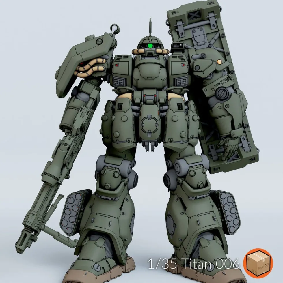 + 1/35 Titan 06 Zaku by Tosashin1028