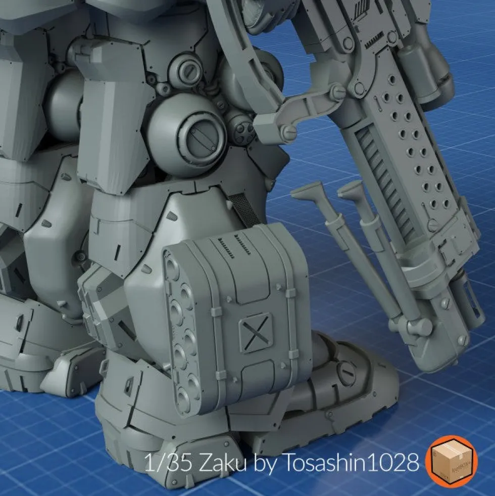 + 1/35 Titan 06 Zaku by Tosashin1028