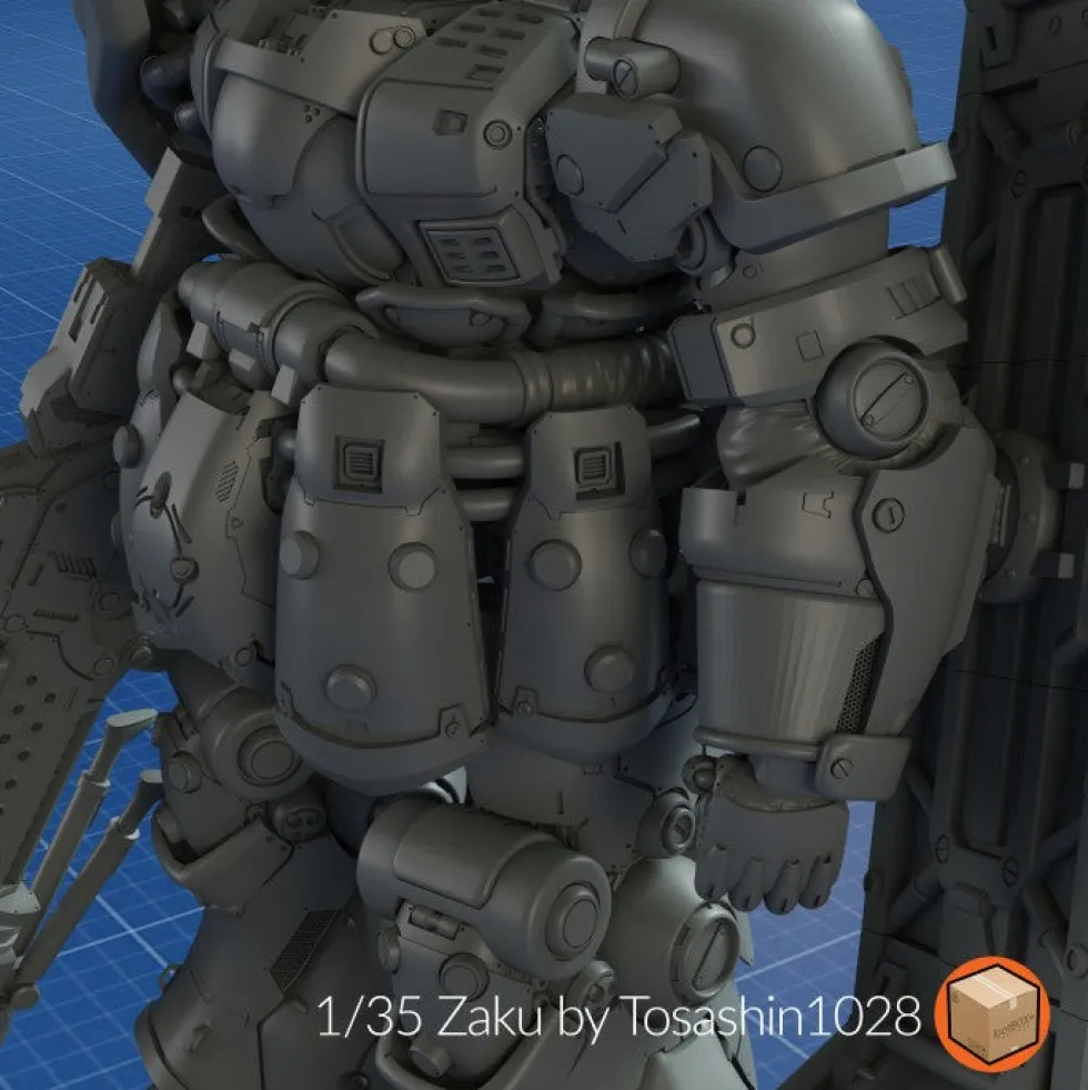 + 1/35 Titan 06 Zaku by Tosashin1028