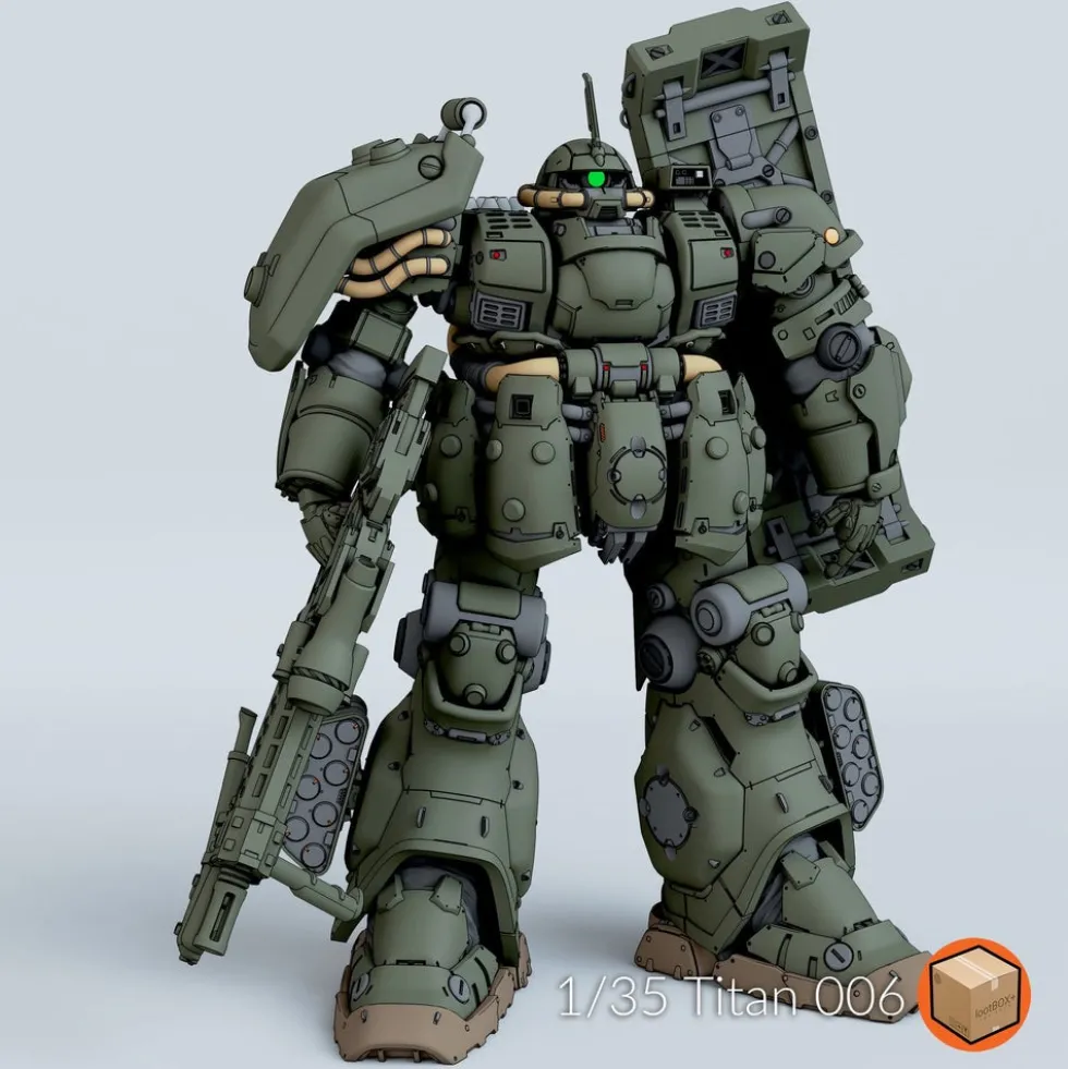 + 1/35 Titan 06 Zaku by Tosashin1028